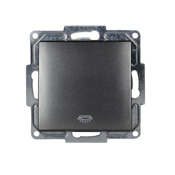 Gunsan Visage Taster Licht Unterputz Dunkelsilber